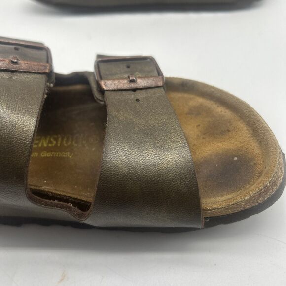 Birkenstock Sandals Womens 37 Arizona Leather Snake Print Narrow - Picture 7 of 10